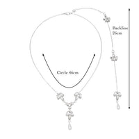Bridal Back Necklace for the Wedding