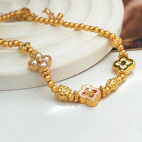 Vintage Style Clover Charms Bracelets