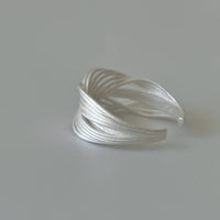 Sterling Silver Knotted Net Rings