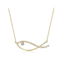 Dazzling Fish Gold Vermeil Necklace