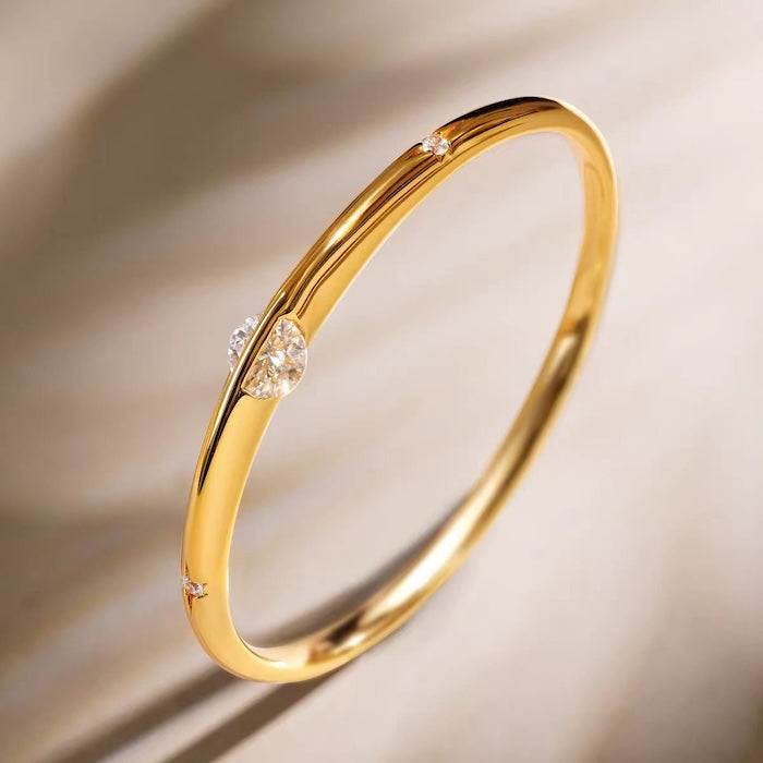 Unique Design Twinkled Star Bangles