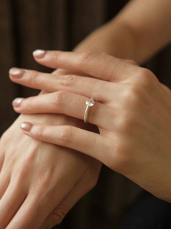 Unique Design Twinkled Star Rings