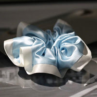 Modern 100% Silk Silhouette Hair Scrunchies