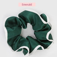 Modern 100% Silk Silhouette Hair Scrunchies