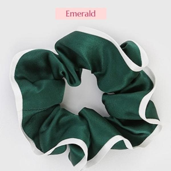 Modern 100% Silk Silhouette Hair Scrunchies