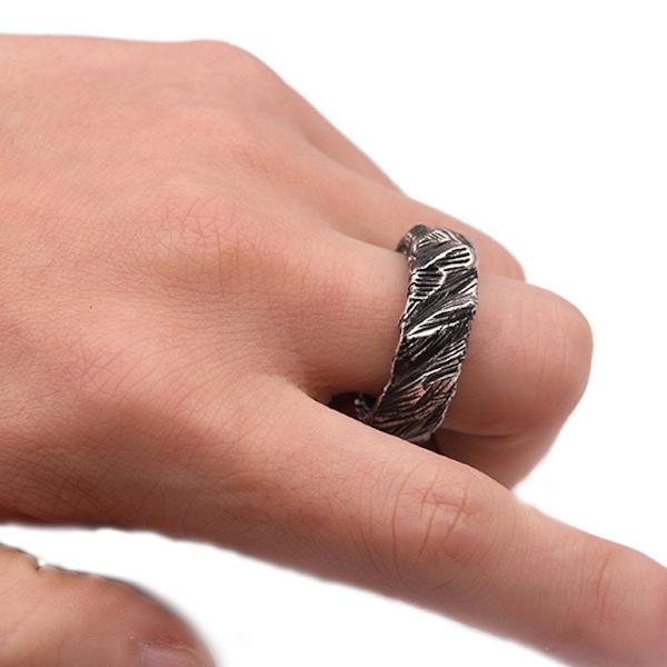 Rock Ring -Solid Silver