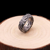Rock Ring for men- Solid Silver