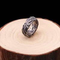 Rock Ring for men- Solid Silver