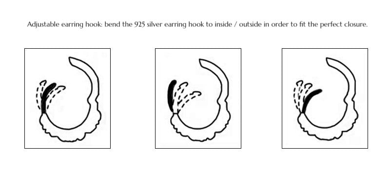 adjustable earring hook