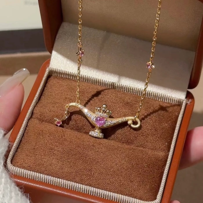 The Magic Lamp Design Necklace