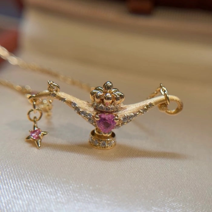 The Magic Lamp Design Necklace