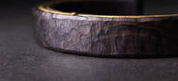 Black Sandal Wood Bronze Line Bangle-Unisex