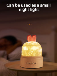 Bunny Galaxy Projection Night Lamp