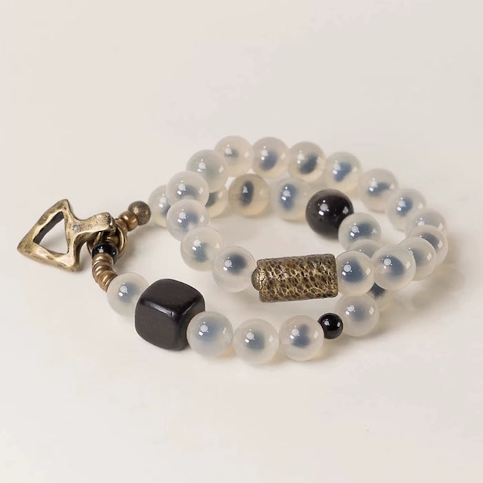 Splendid Candy Agate Beads Bracelets

