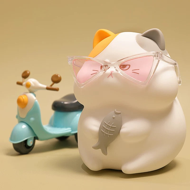 Cute Cat Night Lamp – Soft Silicone Rechargeable Tap Light