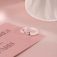 Cat Paw Ring Elegant Adjustable Design Luxury Gift for Cat Lovers