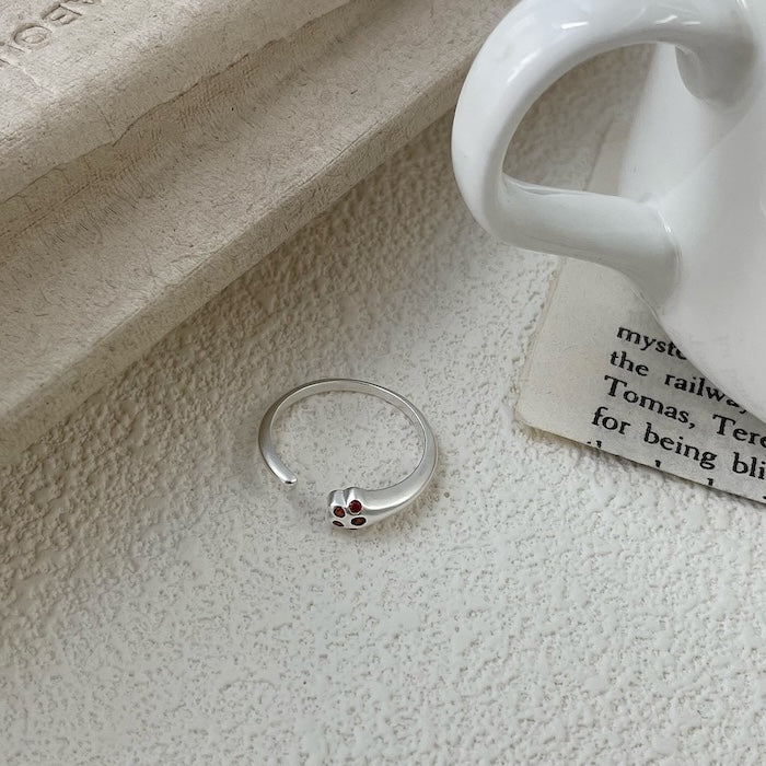 Cat Paw Ring Elegant Adjustable Design Luxury Gift for Cat Lovers