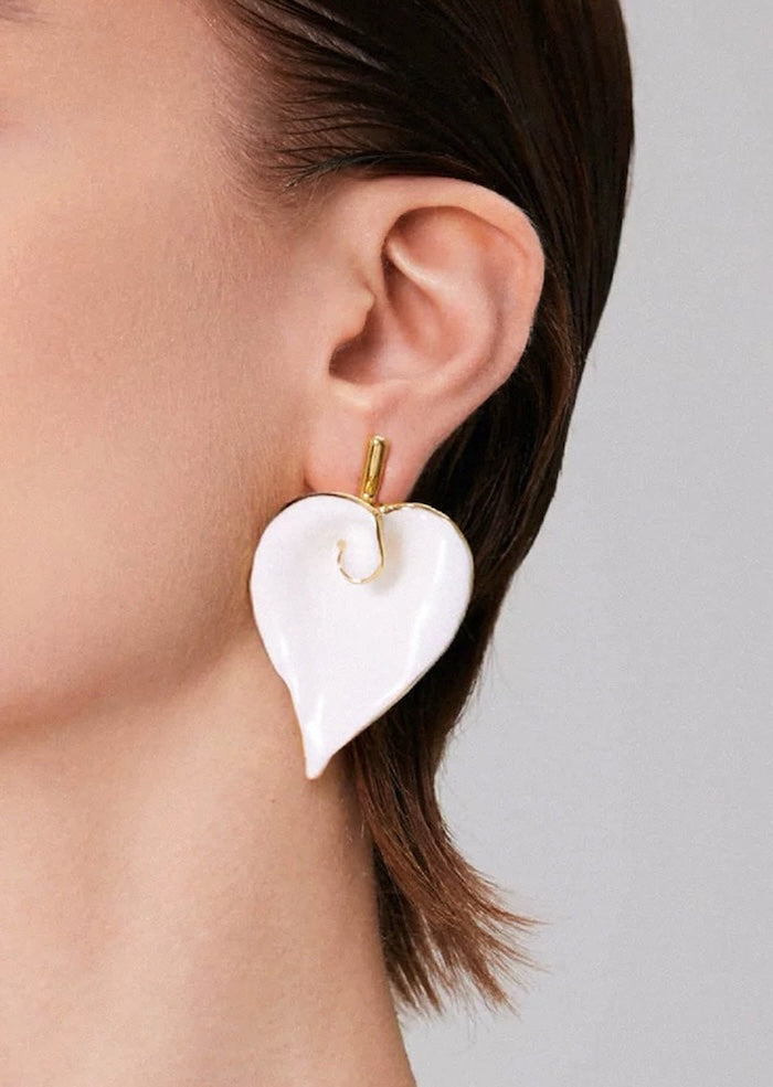 Oversized Chunky Calla Lily Flower Earrings