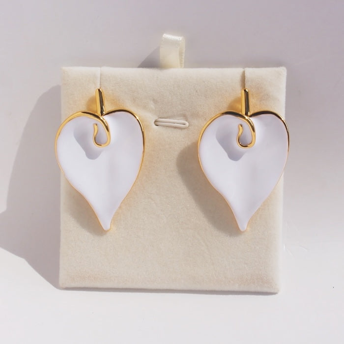 Oversized Chunky Calla Lily Flower Earrings