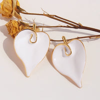 Oversized Chunky Calla Lily Flower Earrings