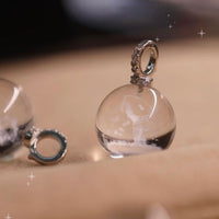 Clear Quartz Reindeer Necklace