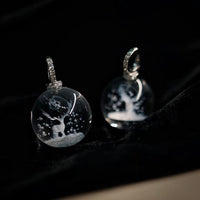 Clear Quartz Reindeer Necklace