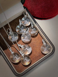 Clear Quartz Reindeer Necklace