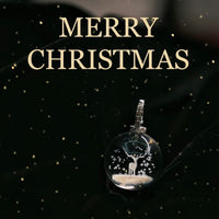 Clear Quartz Reindeer Necklace