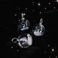 Clear Quartz Reindeer Necklace