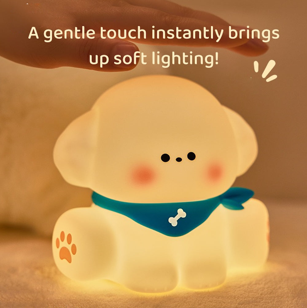 Cute Puppy Silicone Night Lamp
