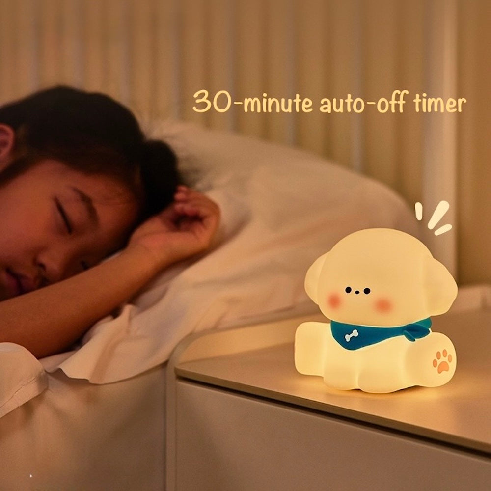 Cute Puppy Silicone Night Lamp