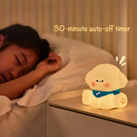 Cute Puppy Silicone Night Lamp