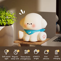 Cute Puppy Silicone Night Lamp