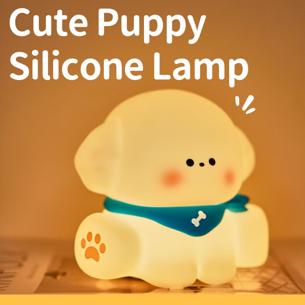 Cute Puppy Silicone Night Lamp