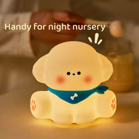 Cute Puppy Silicone Night Lamp