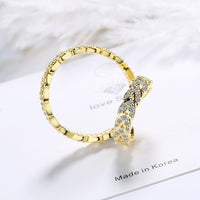 Double Hoops Dazzling Ear Cuff-One piece