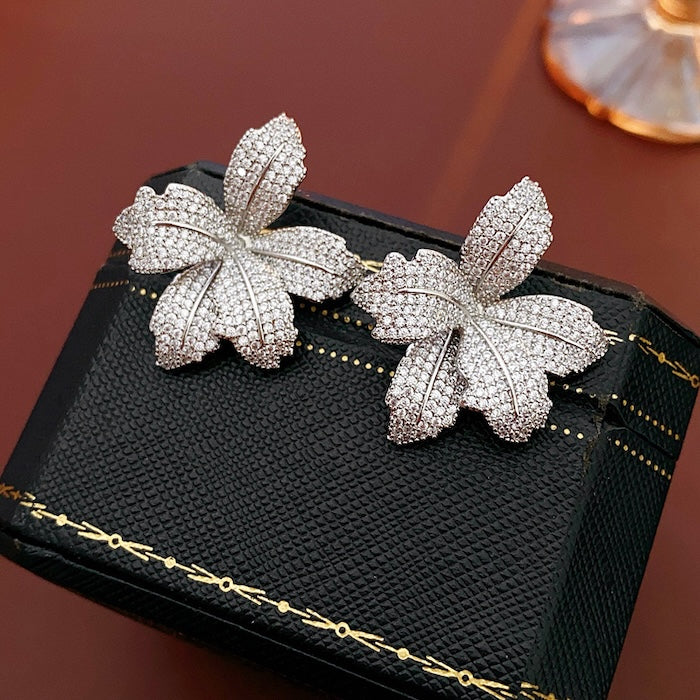 Dazzling Vivid Lily Flower Earrings