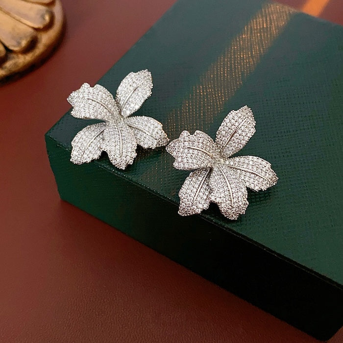 Dazzling Vivid Lily Flower Earrings