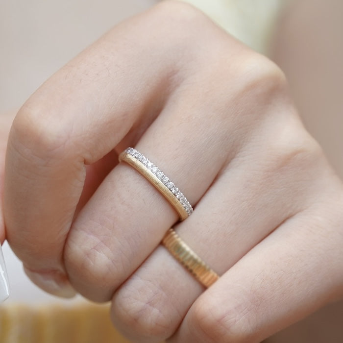 Dazzling Slim Layering Rings