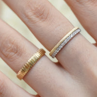 Dazzling Slim Layering Rings