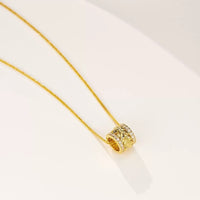 Golden Ears of Wheat Design Ring and Necklace