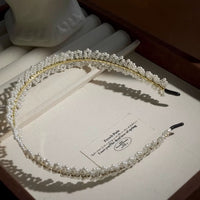 Handmade Delicate Pearls Headband