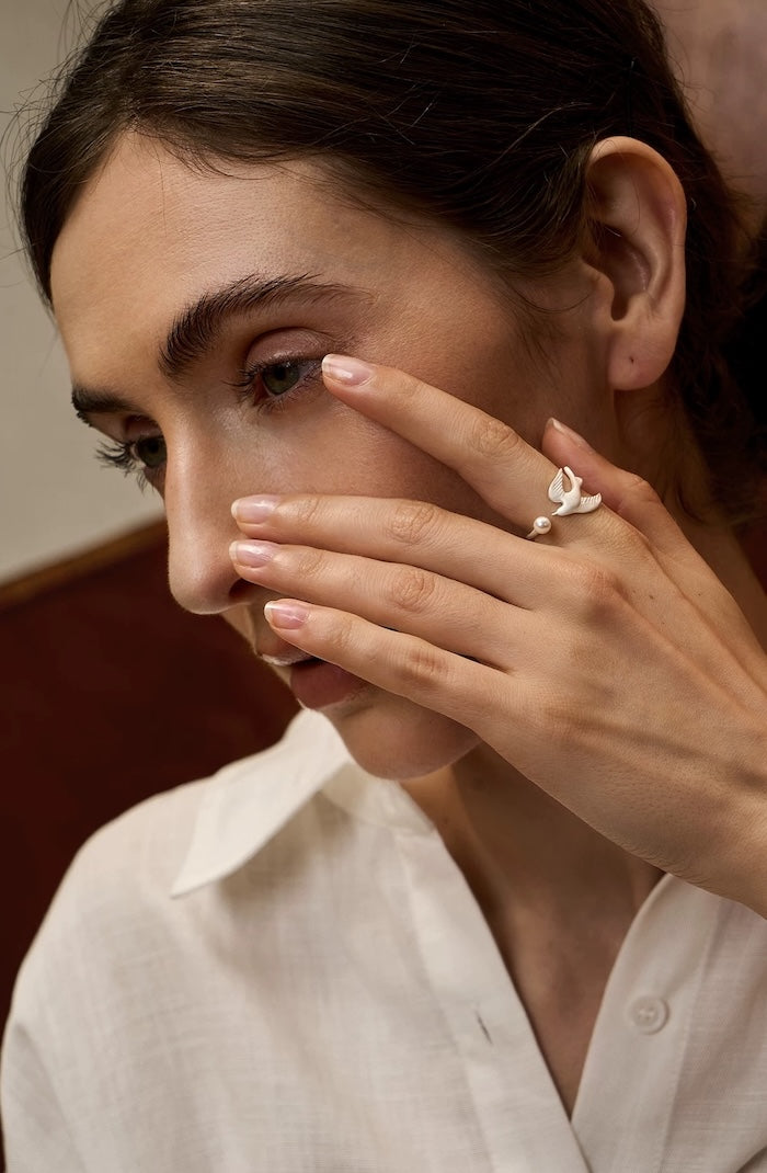 Sterling Silver Heaven Bird Ring