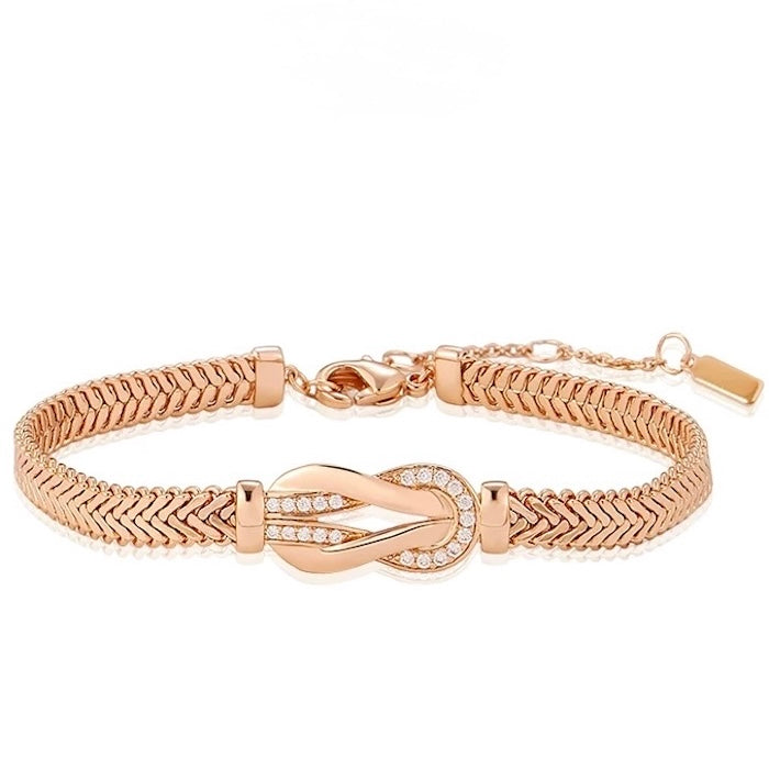 Lucky Horseshoe Buckle Bracelet