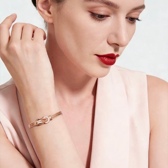 Lucky Horseshoe Buckle Bracelet