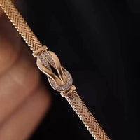 Lucky Horseshoe Buckle Bracelet