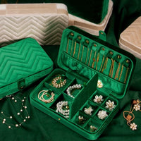 Luxury Velvet Large Jewelry Box