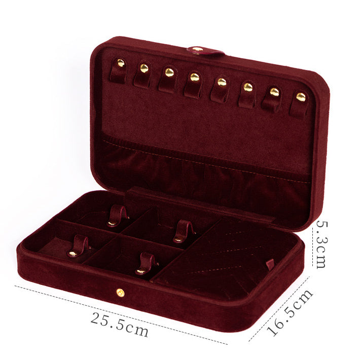 Luxury Velvet Large Jewelry Box