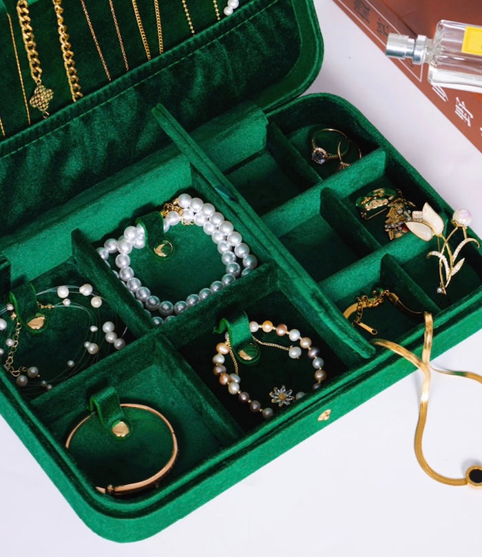 Luxury Velvet Large Jewelry Box