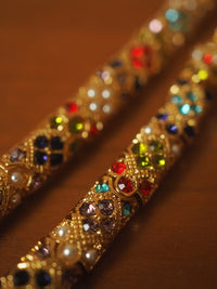 Vintage-Inspired Dazzling Kaleidoscope Bracelet
